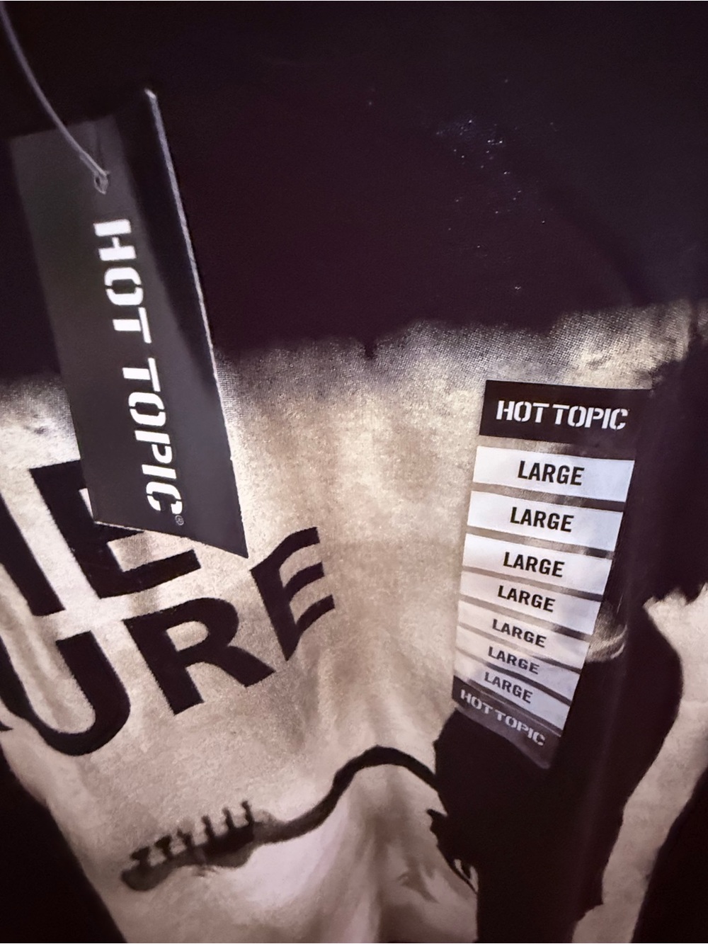 NWT* The Cure Boys Don't Cry Graphic Tee - Black size Large - Picture 4 of 4